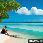 Home 22 통가 기후 변화 대응 전략 - **Prompt:** A vibrant, sun-drenched coastal village in Tonga, showcasing successful climate adaptati...